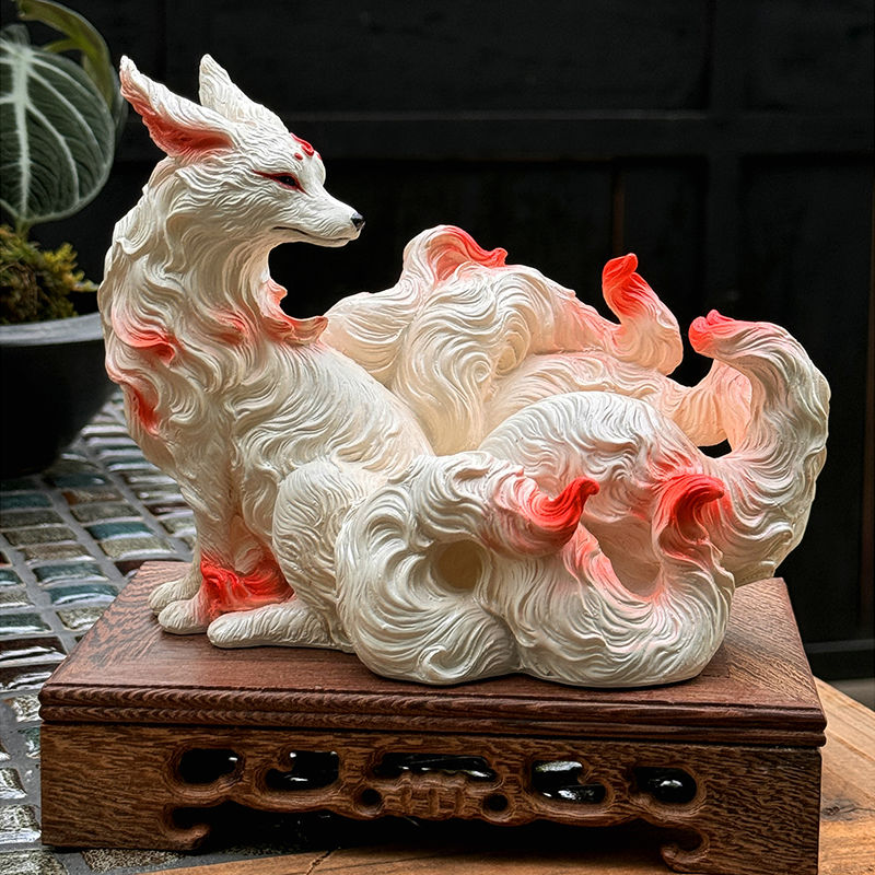 Resin Art Gift For Birthday - Nine-tailed fox ornaments fox nine-tailed fox