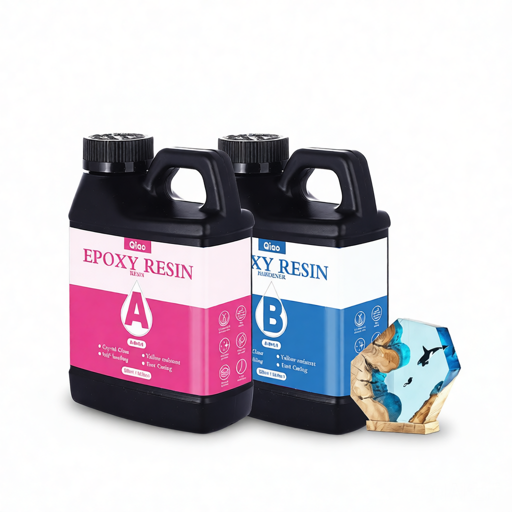Resin Art Table Top - 1:1 Crystal Clear Epoxy Resin Kit
