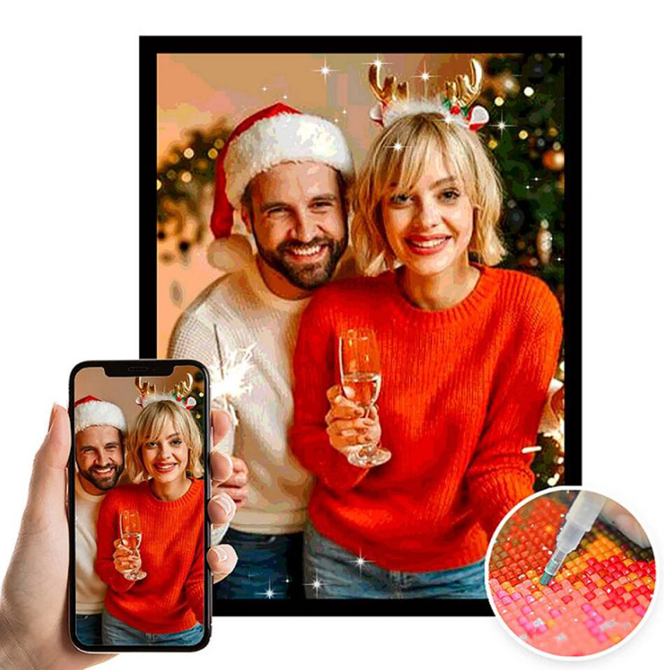 Resin Art Kits For Adults - Personalized Photo 5D DIY Diamond Painting