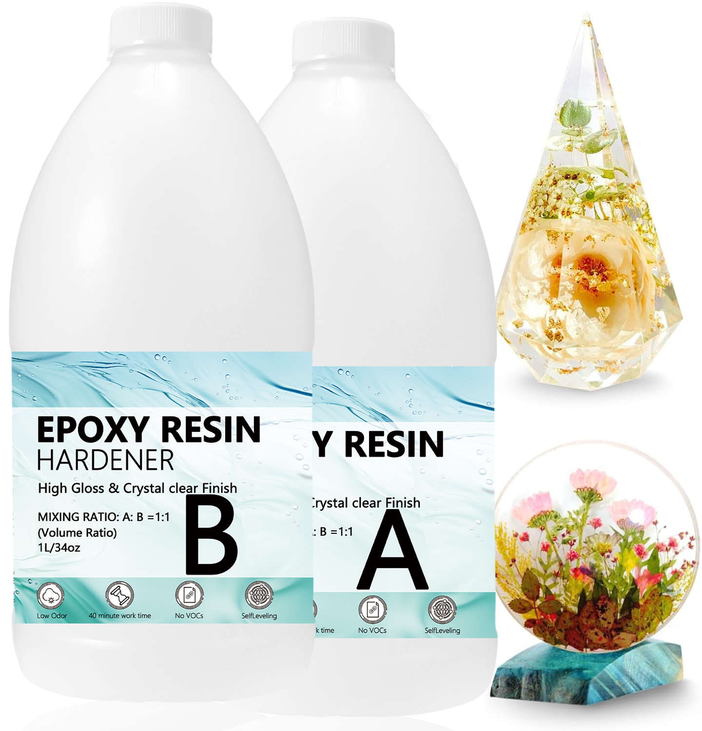 Resin Art Kits For Adults - Epoxy Resin Kits Set, Art Kit
