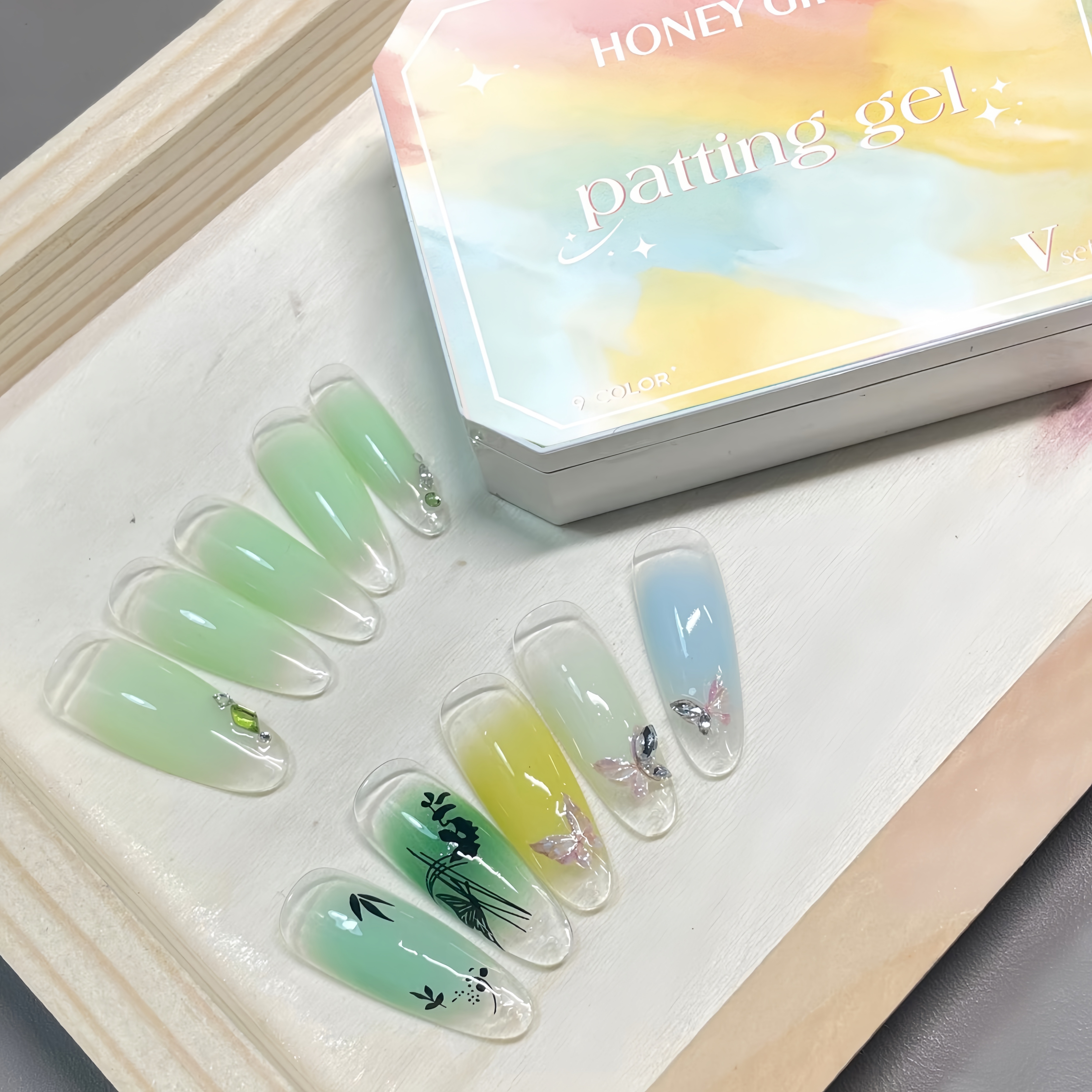 9-color solid nail polish,Bean - Resin Color Paste incelemesi ve fiyatı