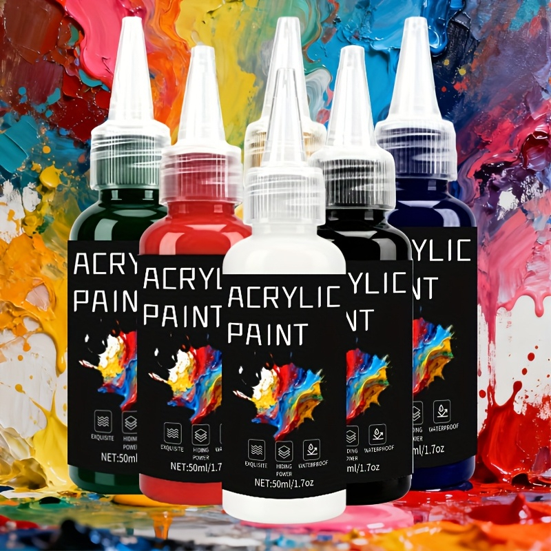 Acrylic Paint Set 6 Colors 50m - Resin Color Paste incelemesi ve fiyatı