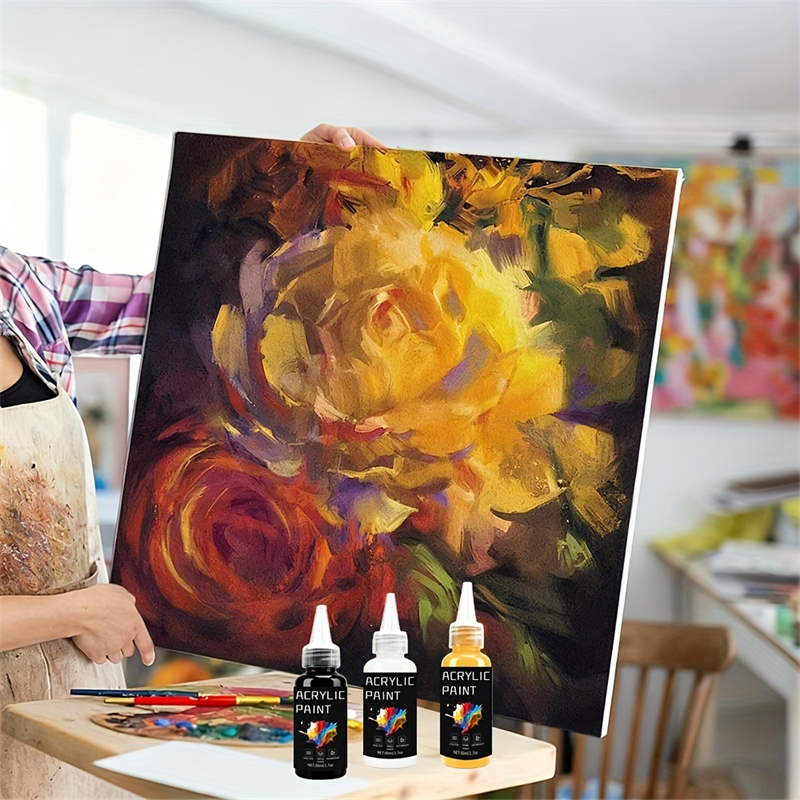 Acrylic Paint Set 6 Colors 50m - Resin Color Paste incelemesi ve fiyatı