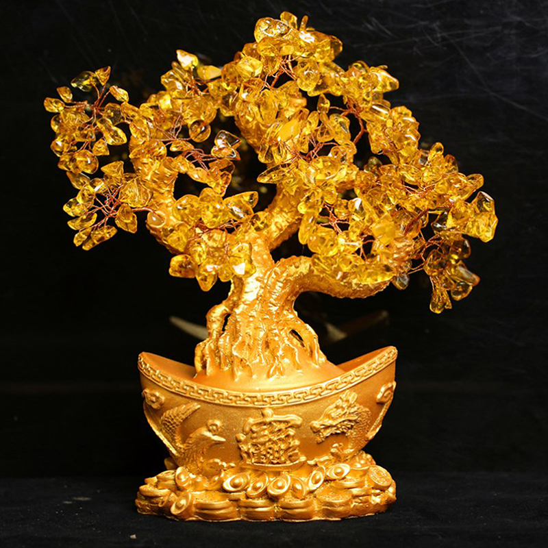 Lucky Money Tree Chinese Gold  - Resin Art Table Top incelemesi ve fiyatı