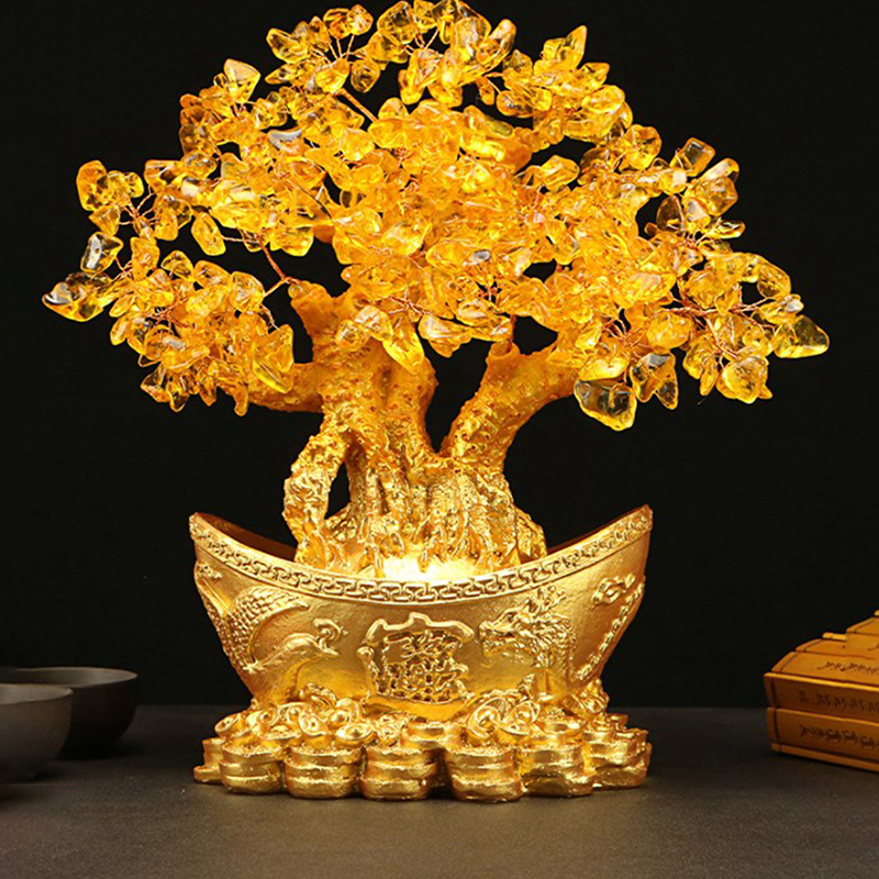 Lucky Money Tree Chinese Gold  - Resin Art Table Top incelemesi ve fiyatı
