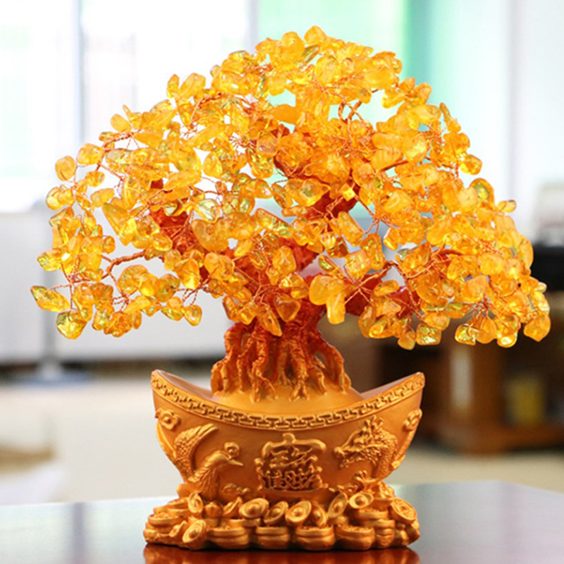 Lucky Money Tree Chinese Gold  - Resin Art Table Top incelemesi ve fiyatı
