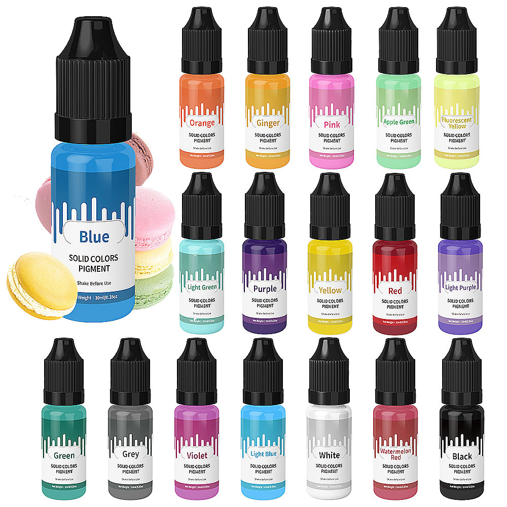 18Colors 10ml Macaron Solid Pa - Resin Color Paste incelemesi ve fiyatı