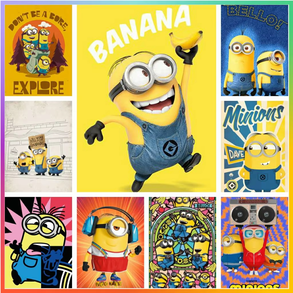 Cartoon Lovely Cute-M-Minions  - Resin Art Kits For Adults incelemesi ve fiyatı