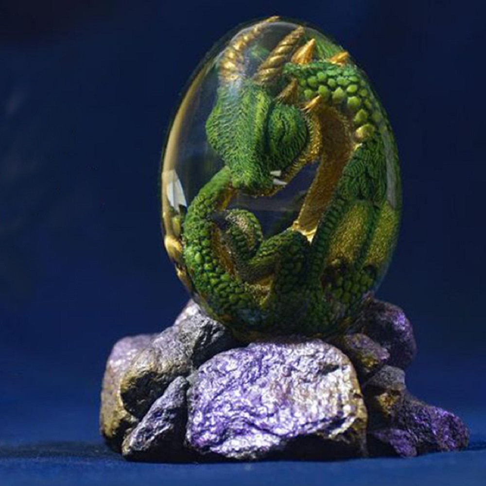 Lava Dragon Egg Statue With St - Resin Art Table Top incelemesi ve fiyatı