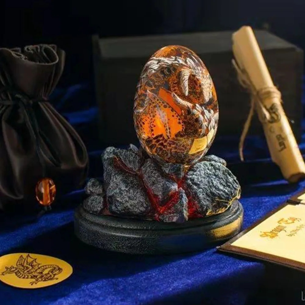 Lava Dragon Egg Statue With St - Resin Art Table Top incelemesi ve fiyatı
