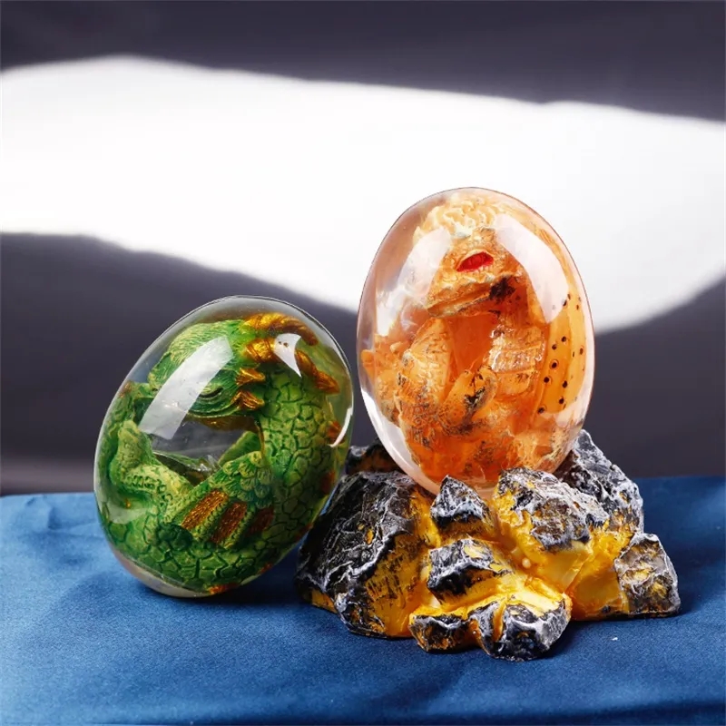Lava Dragon Egg Statue With St - Resin Art Table Top incelemesi ve fiyatı
