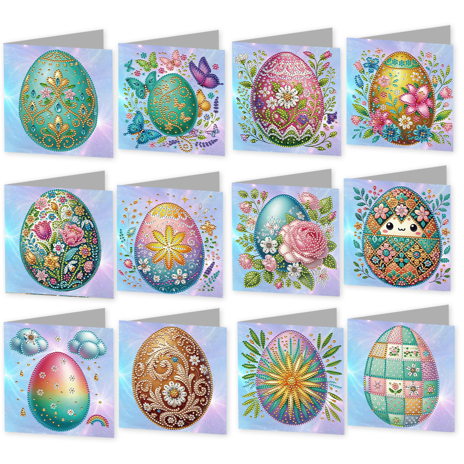 12 Packs DIY Diamond Painting  - Resin Art Kits For Adults incelemesi ve fiyatı