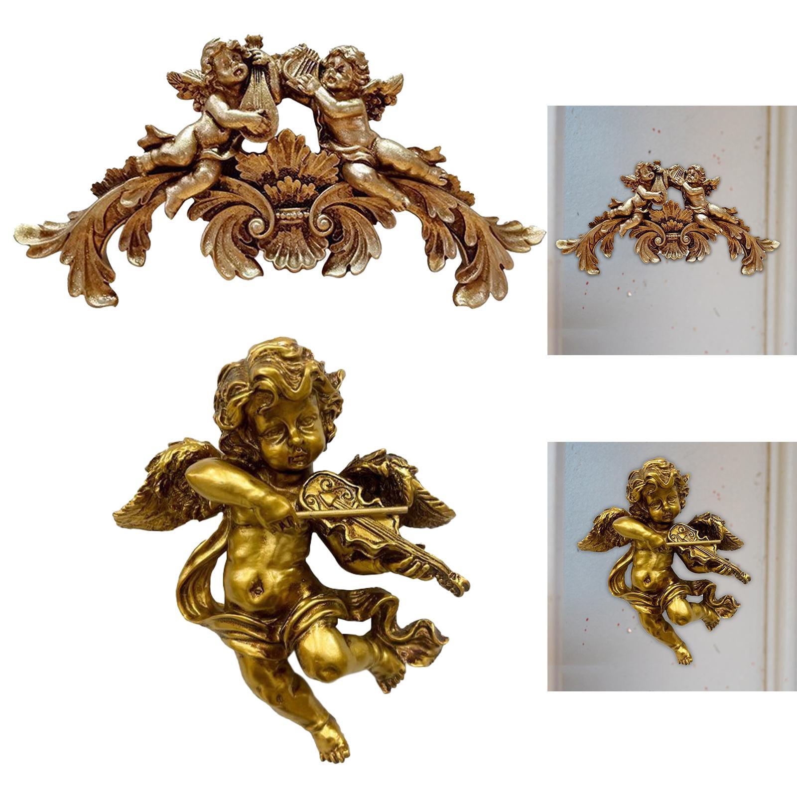 Angel Wall Sculpture Home Deco - Resin Art Gift For Birthday incelemesi ve fiyatı