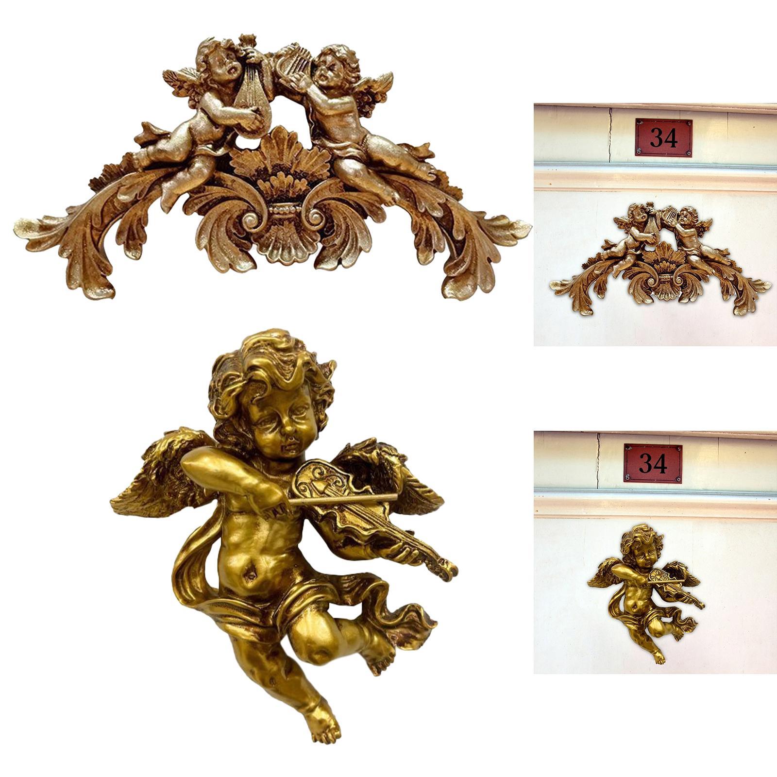 Angel Wall Sculpture Home Deco - Resin Art Gift For Birthday incelemesi ve fiyatı