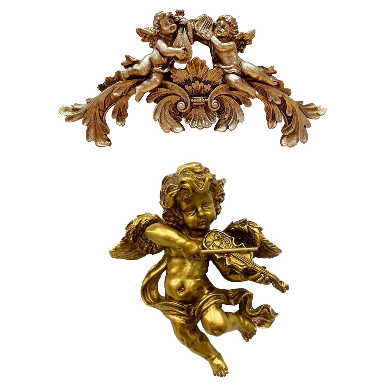 Angel Wall Sculpture Home Deco - Resin Art Gift For Birthday incelemesi ve fiyatı