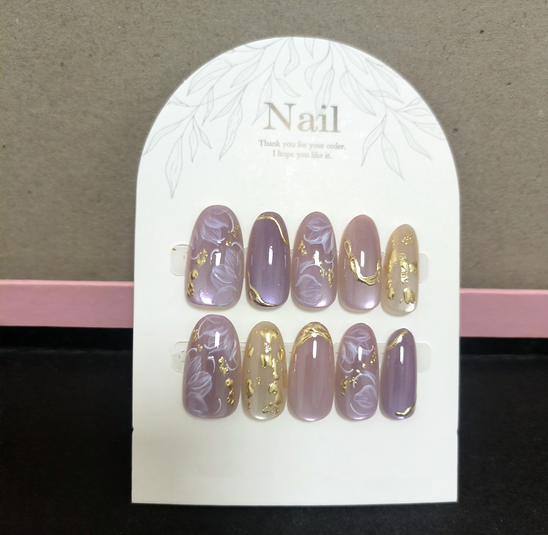 10pcs Handmade Press On Nails  - Resin Art Glitter incelemesi ve fiyatı