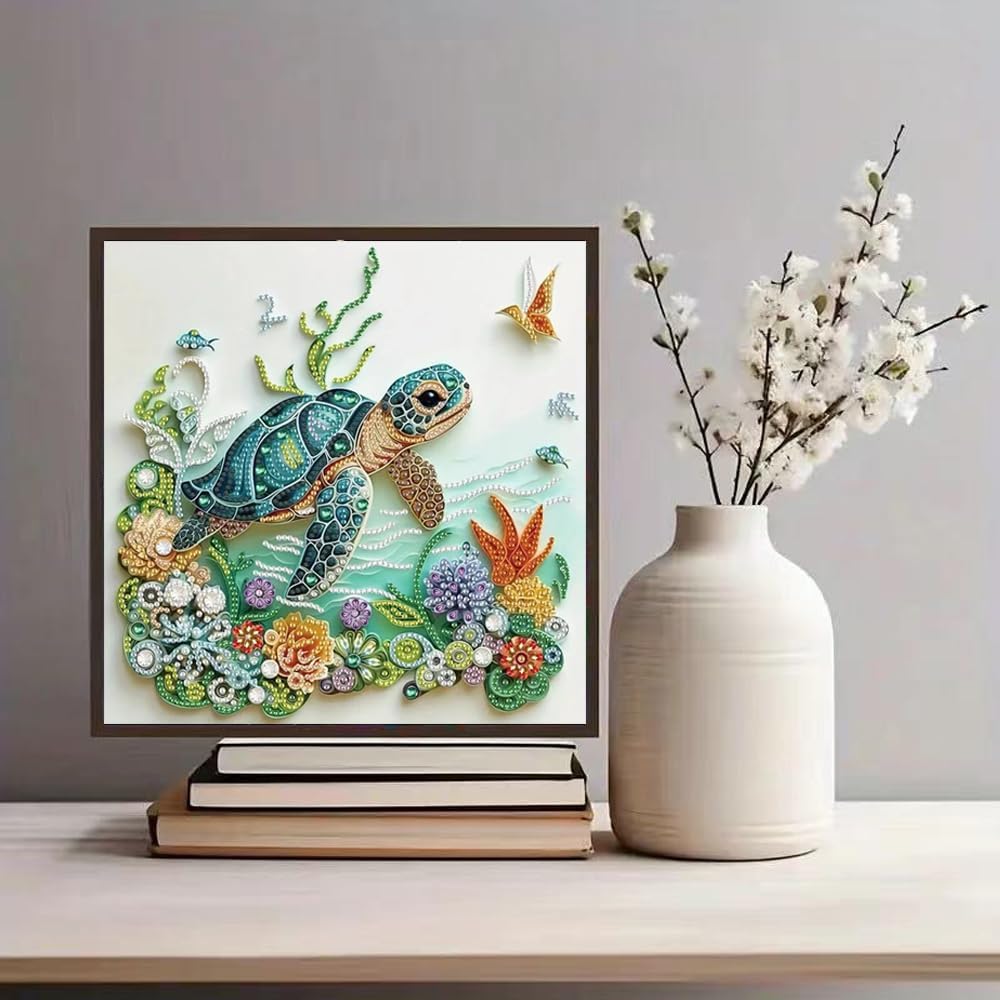 Sea Turtle Animal Diamond Pain - Resin Art Kits For Adults incelemesi ve fiyatı