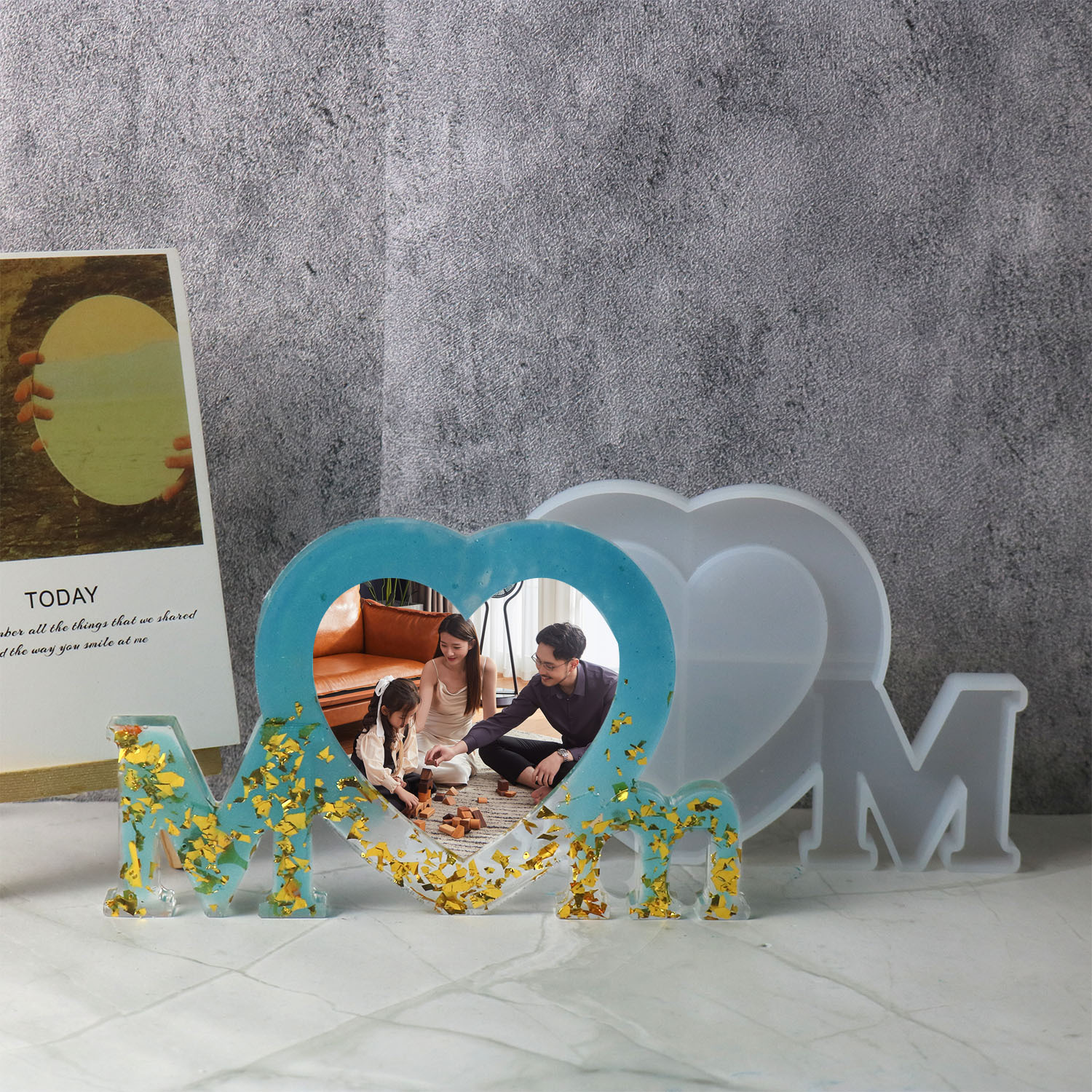 Letter Mm Epoxy Resin Silicone - Resin Art Letters incelemesi ve fiyatı