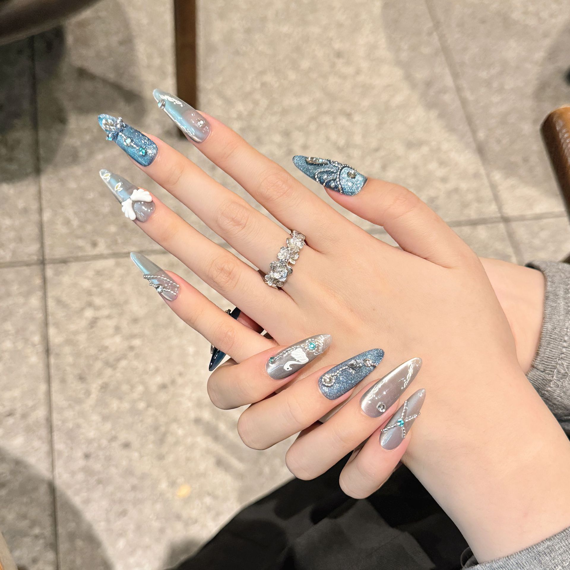 10Pcs White Swan Handmade Fals - Resin Art Glitter incelemesi ve fiyatı
