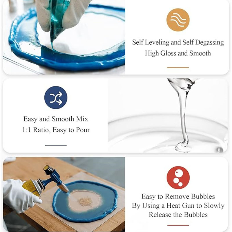 Crystal Clear Epoxy Resin Kit  - Resin Art Table Top incelemesi ve fiyatı