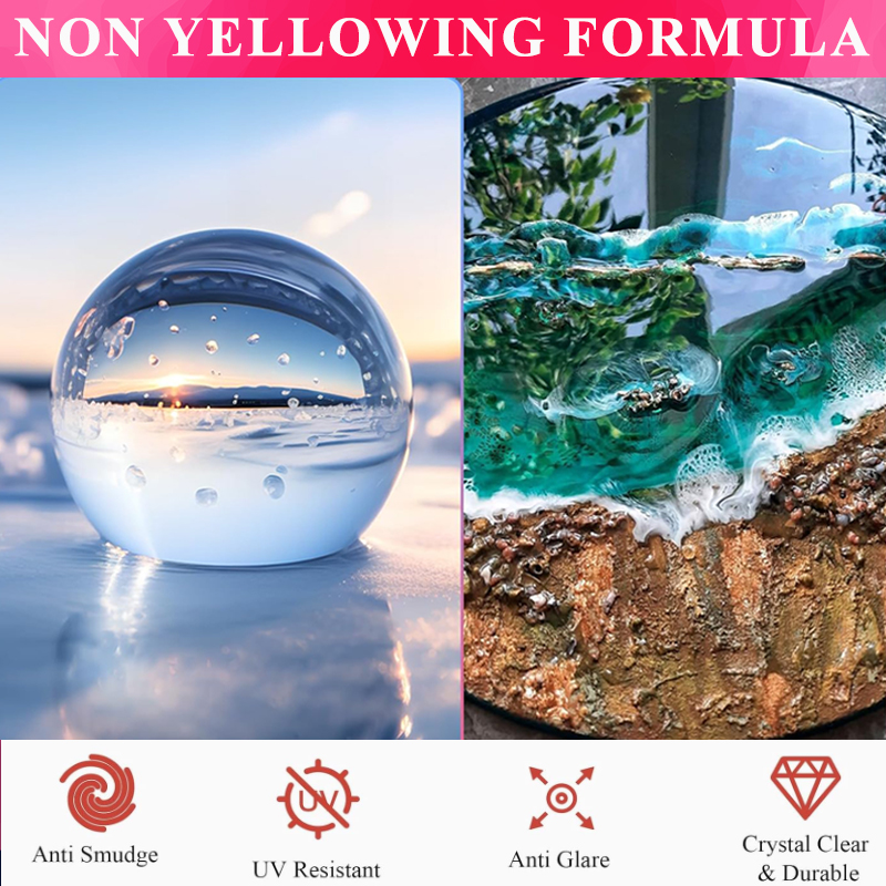 1:1 Crystal Clear Epoxy Resin  - Resin Art Table Top incelemesi ve fiyatı