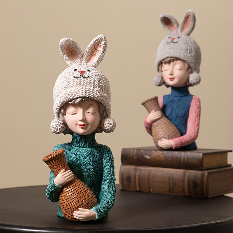 Modern Girl Vase Bag Vase Room - Resin Art Gift For Birthday incelemesi ve fiyatı