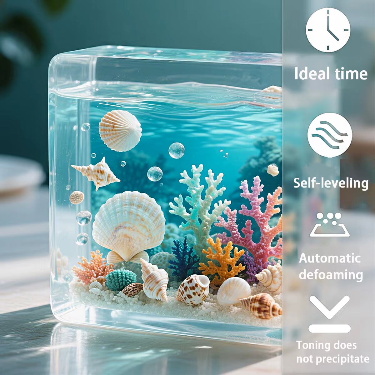 17.6oz/33.8oz AB Resin Epoxy G - Resin Art Table Top incelemesi ve fiyatı