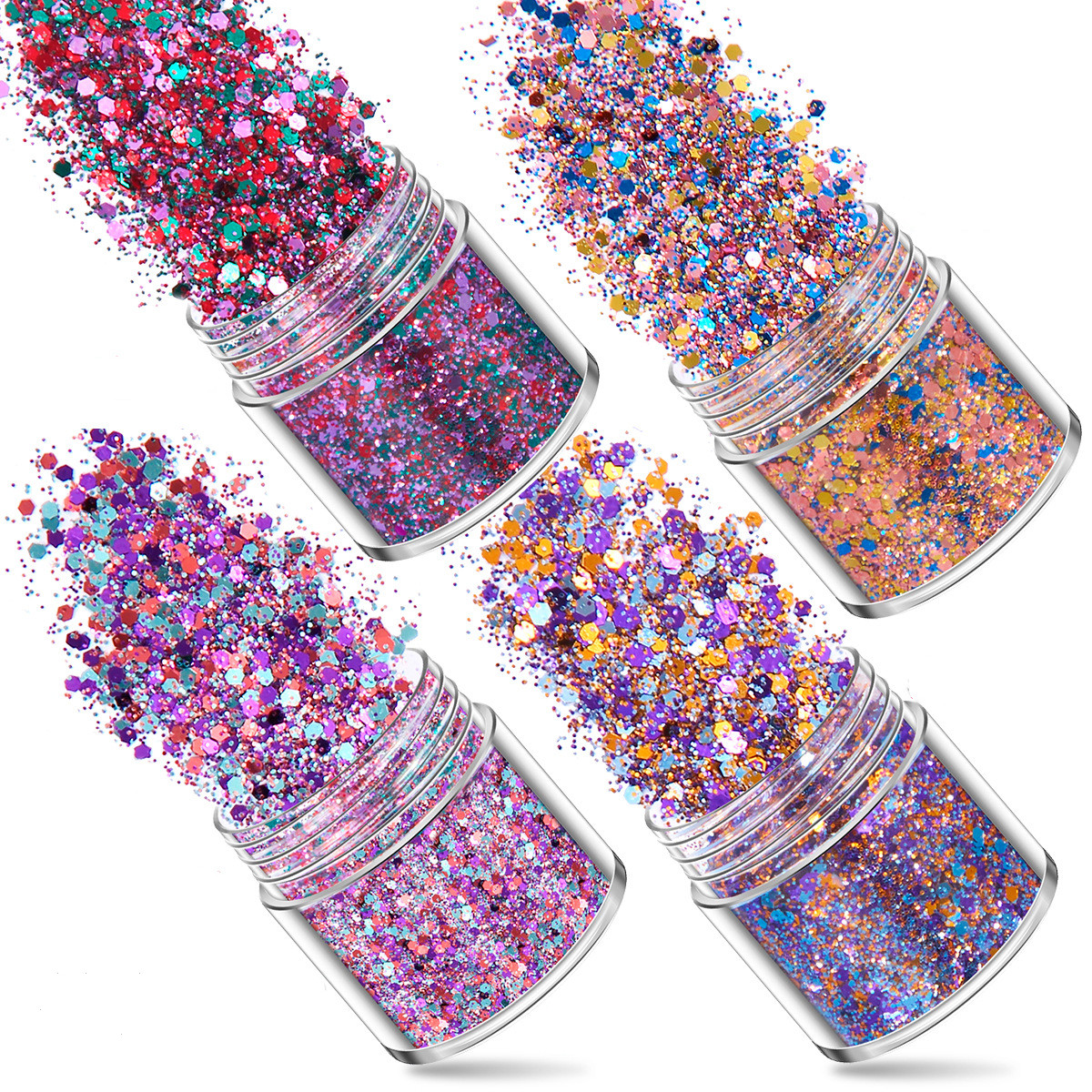 SNASAN 4Pcs Color Superfine Gl - Resin Art Letters incelemesi ve fiyatı