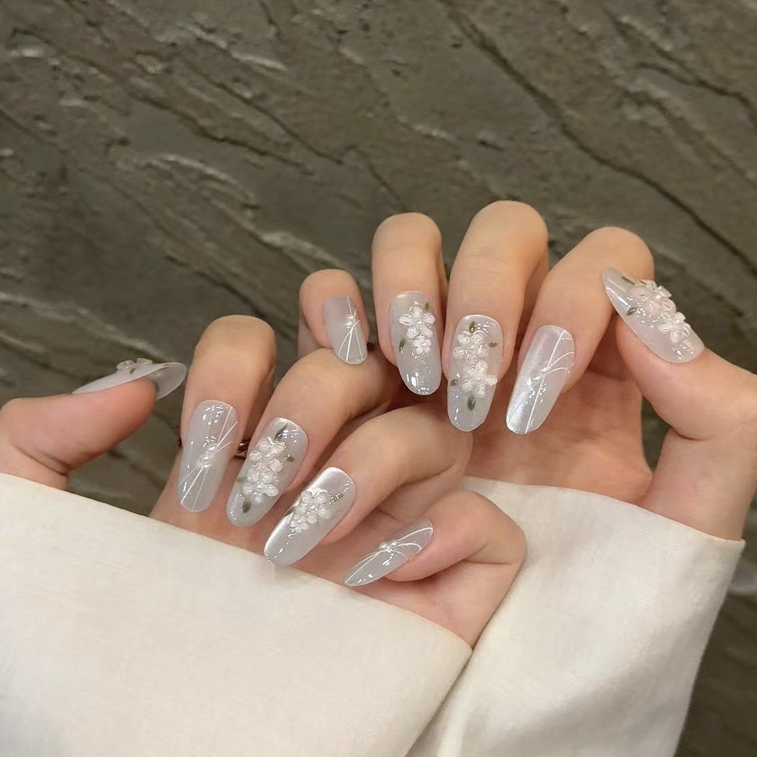 10pcs Glitter Sliver Press On  - Resin Art Glitter incelemesi ve fiyatı