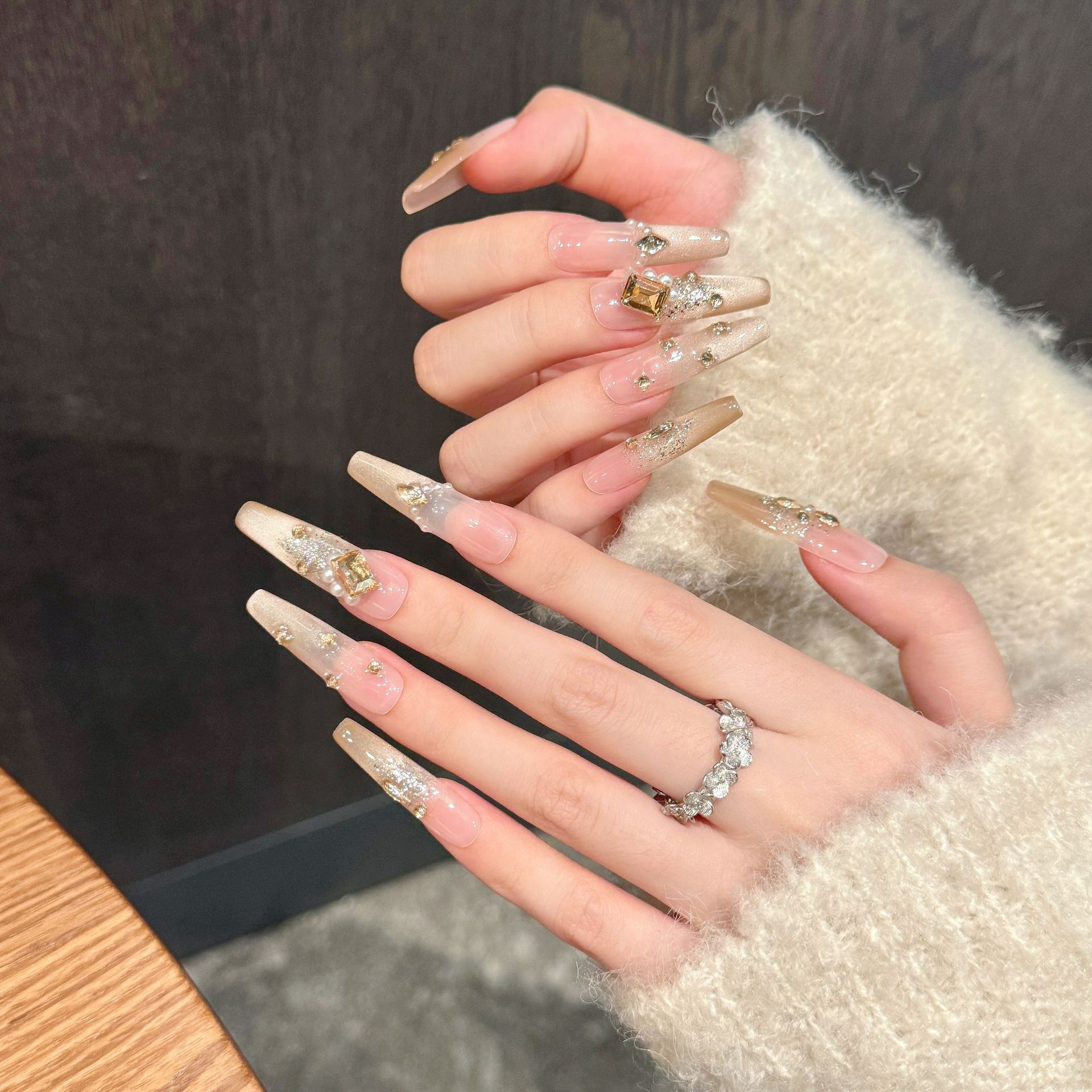 10pcs Pure Hand Pressed Oval/S - Resin Art Glitter incelemesi ve fiyatı