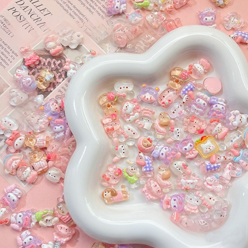 10-100pcs mini smooth transpar - Resin Art Gift For Birthday incelemesi ve fiyatı