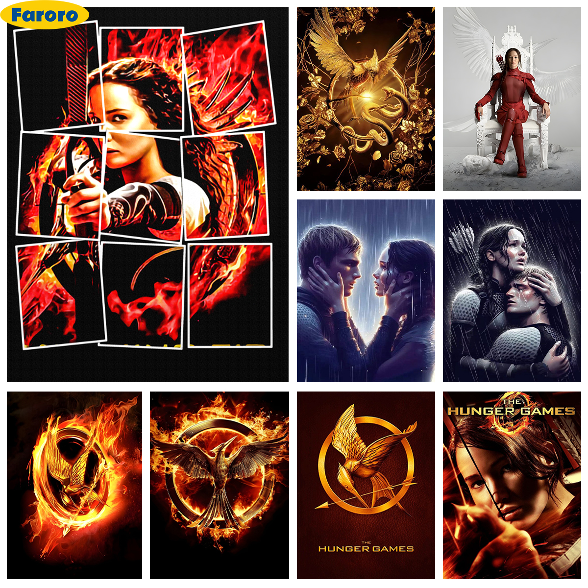 Hunger Games Diamond Painting  - Resin Art Kits For Adults incelemesi ve fiyatı