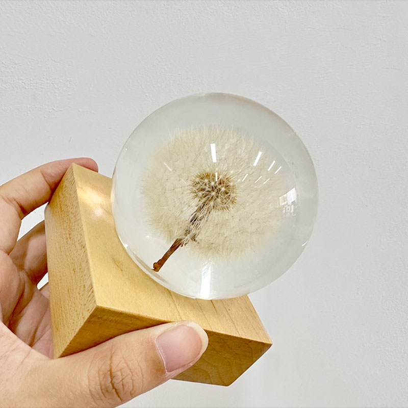 1pcs Resin Dandelions Crystal  - Resin Art Gift For Birthday incelemesi ve fiyatı