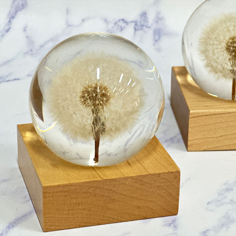 1pcs Resin Dandelions Crystal  - Resin Art Gift For Birthday incelemesi ve fiyatı