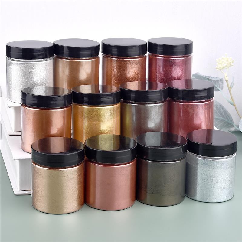 50g Shimmer Metallic Gold Silv - Resin Art Letters incelemesi ve fiyatı