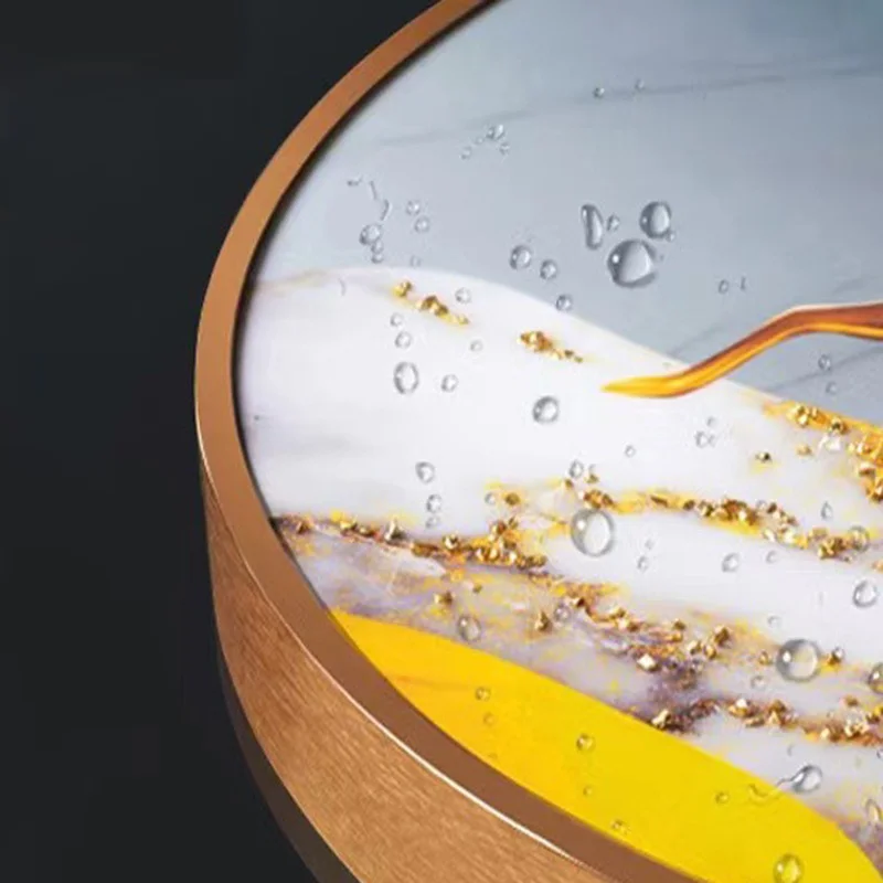 Metal Round Frames Picture Art - Resin Art Foto incelemesi ve fiyatı
