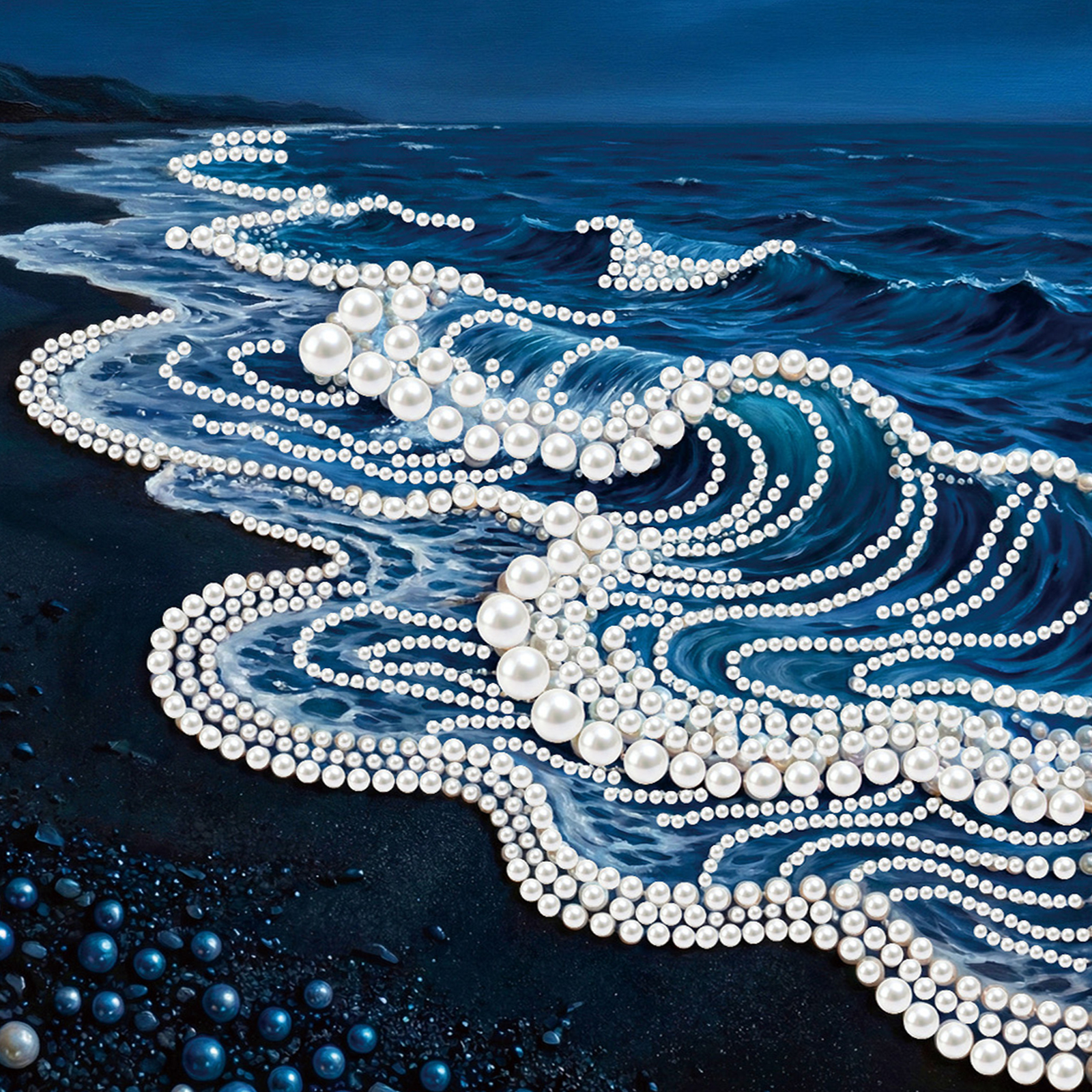 Waves DIY Pearl Painting Kit w - Resin Art Kits For Adults incelemesi ve fiyatı