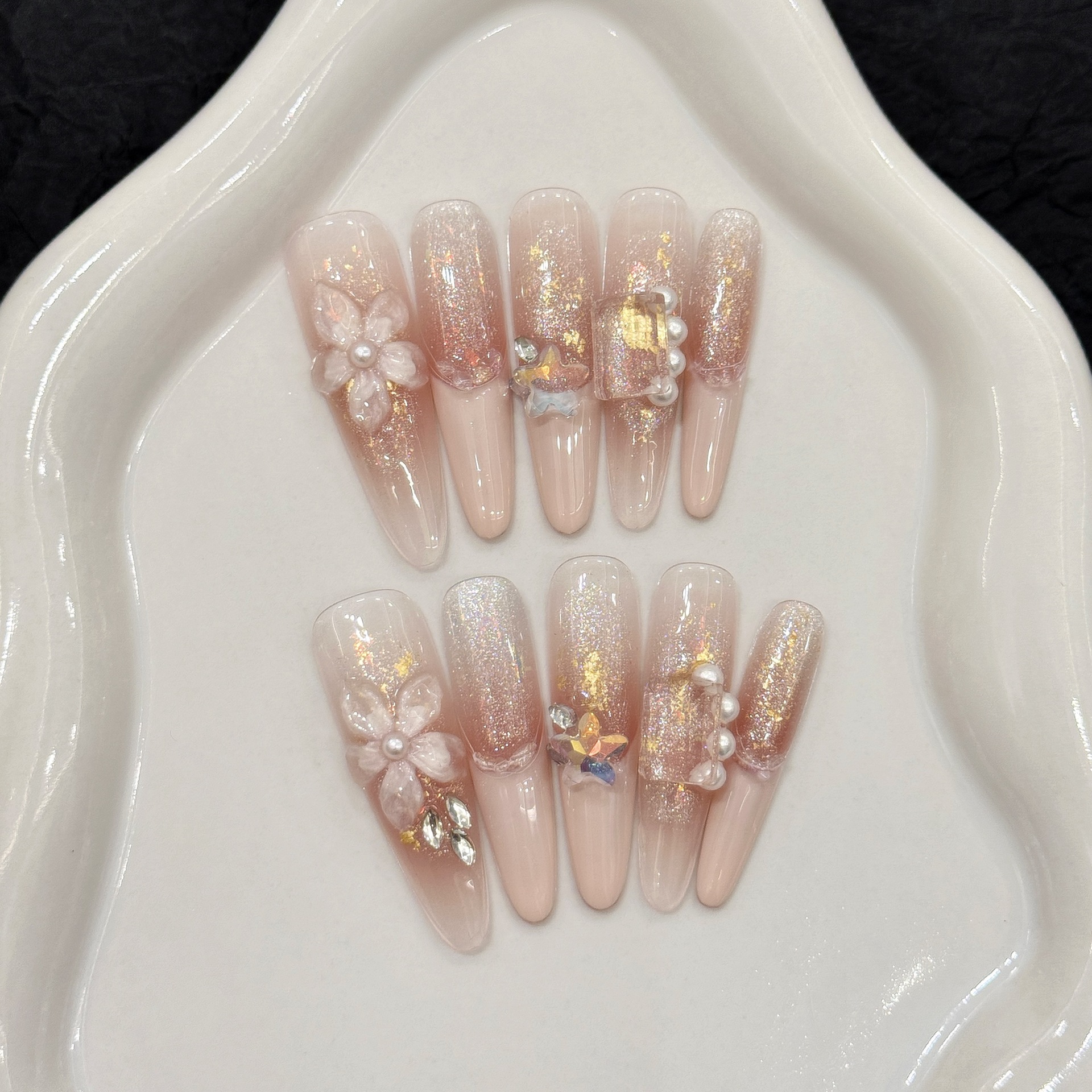 10pcs Pure Hand Pressed Stilet - Resin Art Glitter incelemesi ve fiyatı