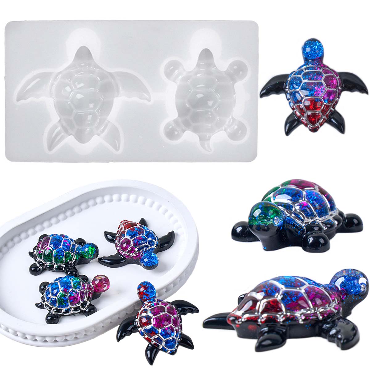 3D Sea Turtle Keychain Silicon - Resin Art Letters incelemesi ve fiyatı
