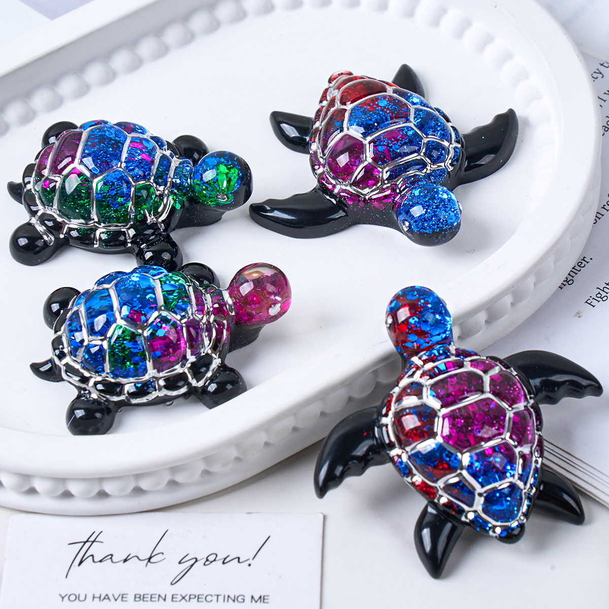 3D Sea Turtle Keychain Silicon - Resin Art Letters incelemesi ve fiyatı