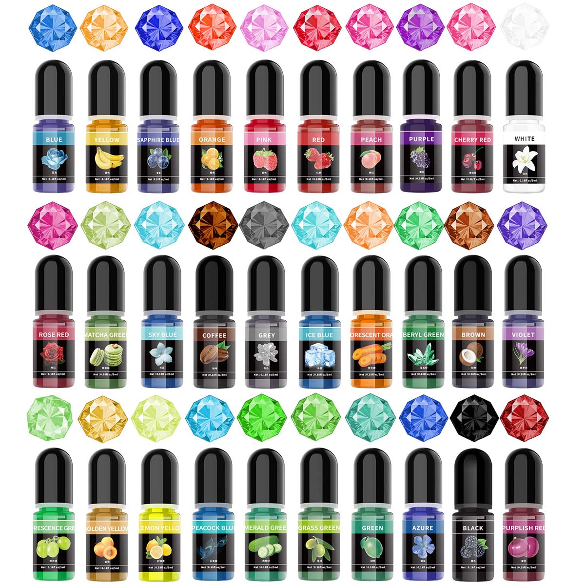 5ml/Bottle Epoxy Resin Pigment - Resin Art Letters incelemesi ve fiyatı