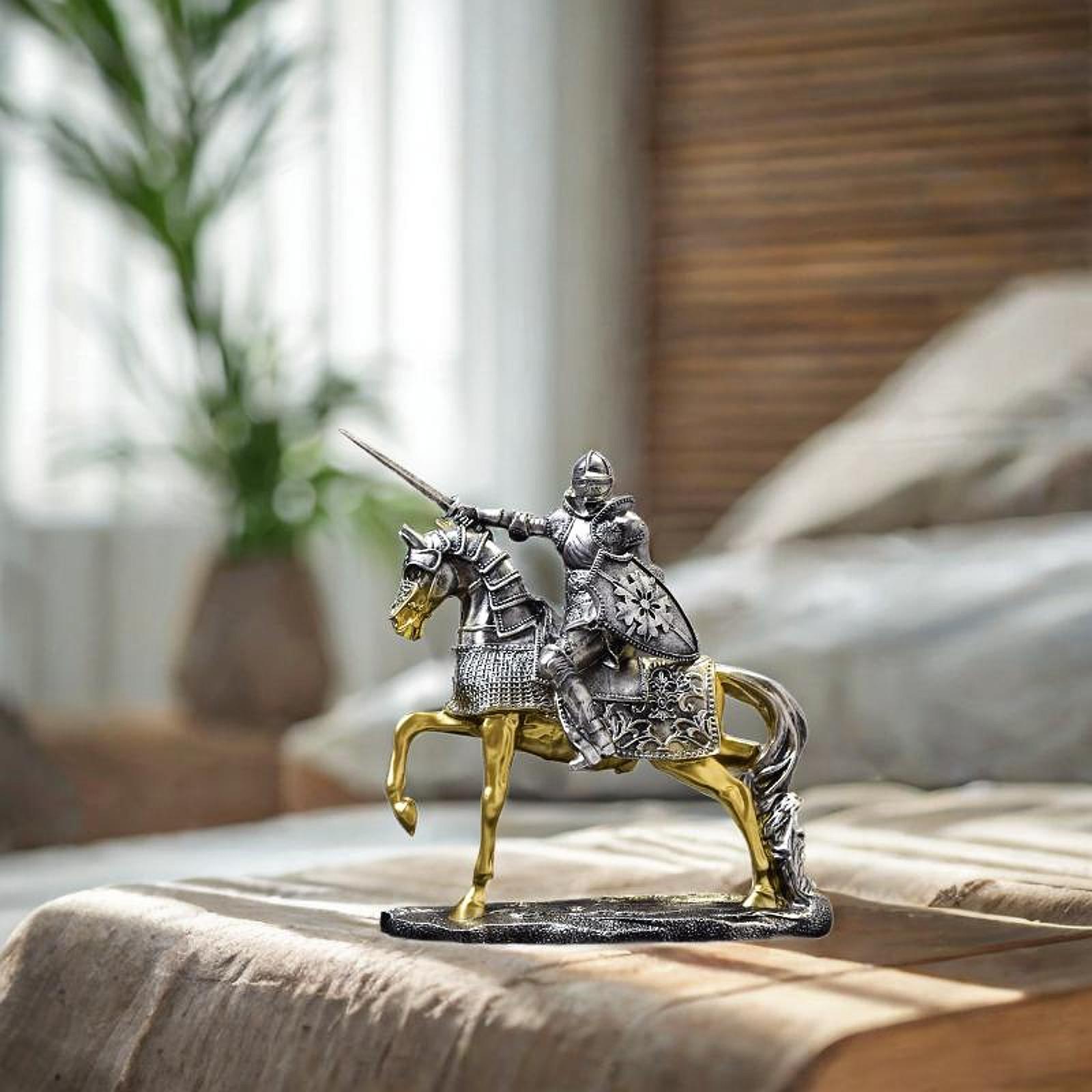 Knight Horse Statue Retro Art  - Resin Art Table Top incelemesi ve fiyatı