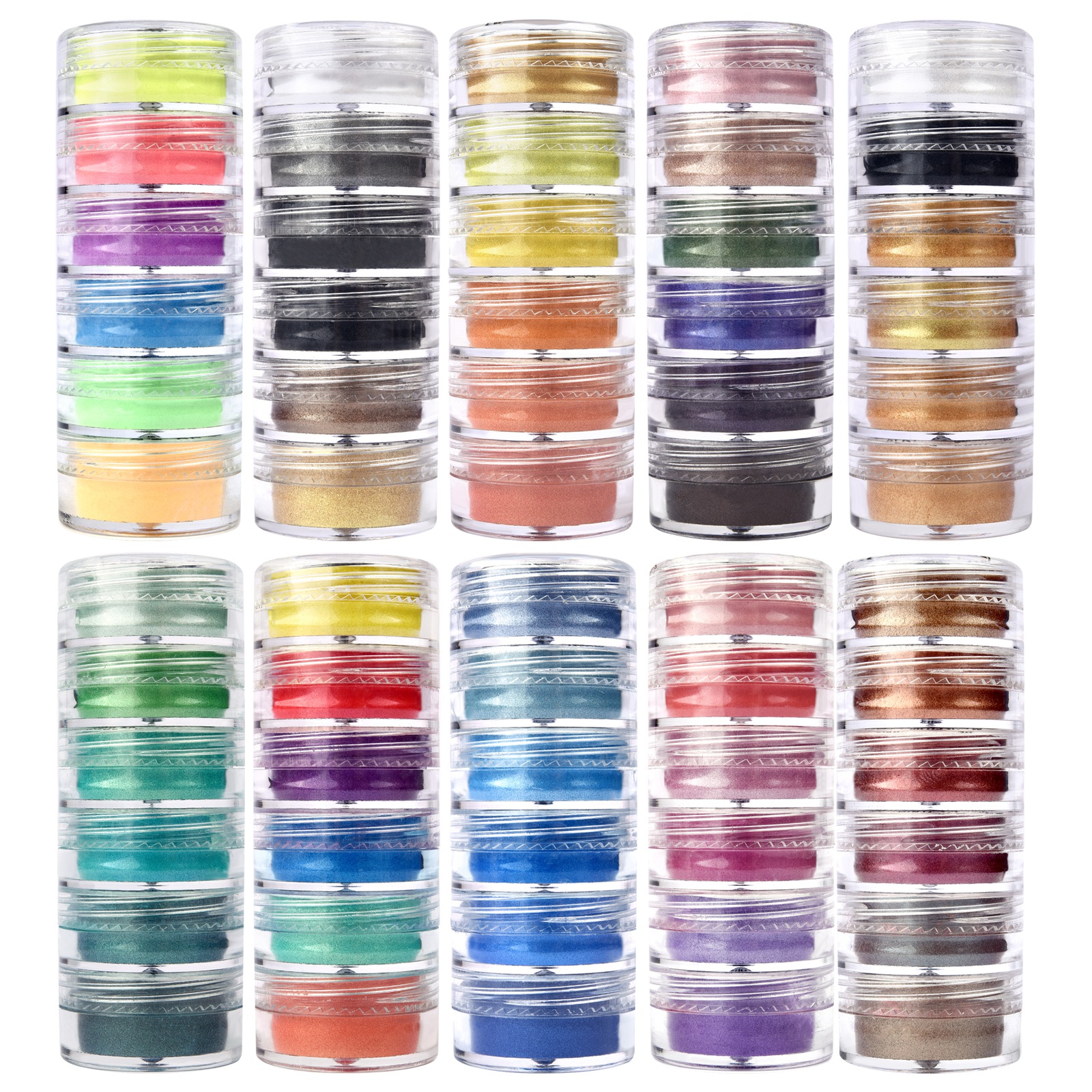 6 Colors/Set Pearlescent Powde - Resin Art Letters incelemesi ve fiyatı