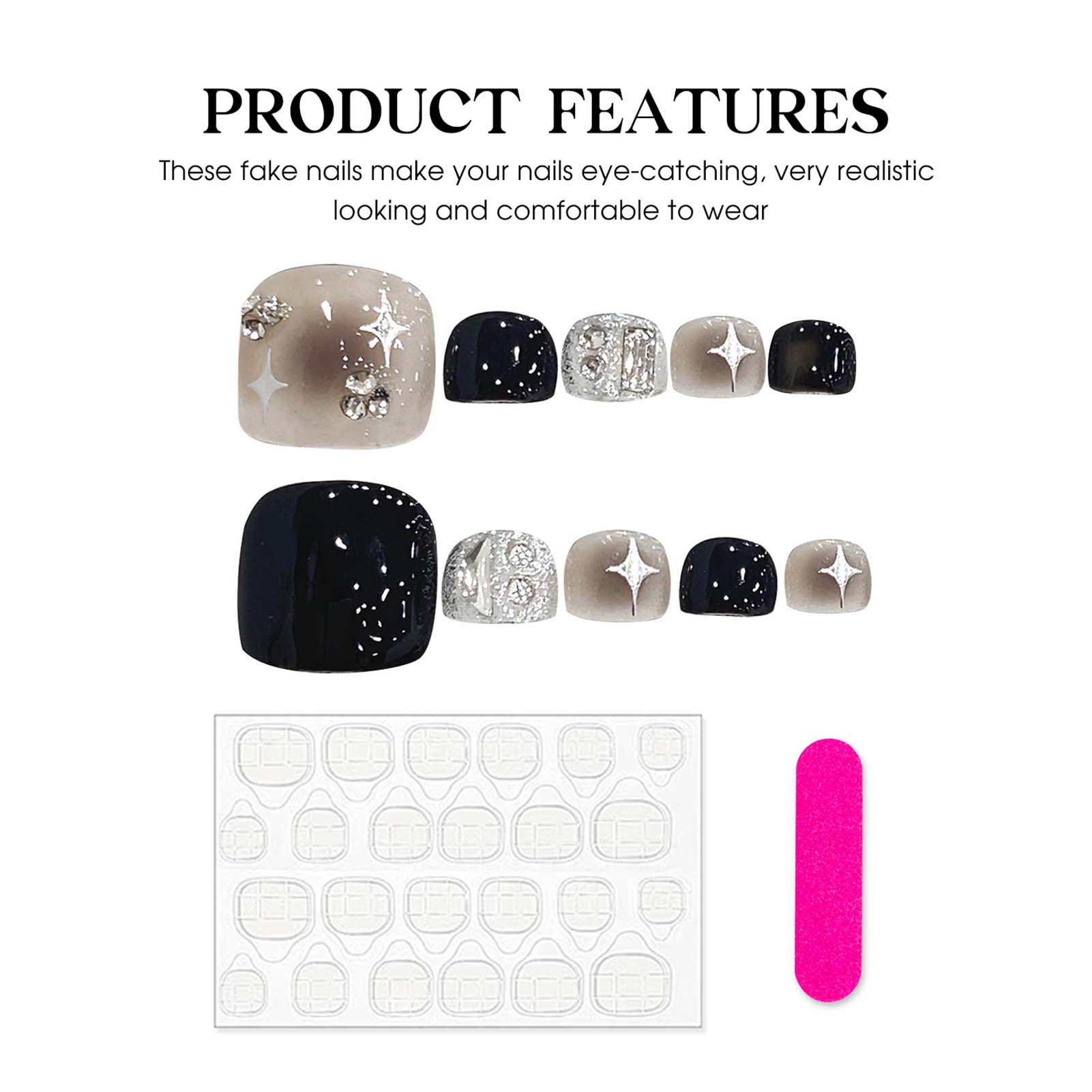 10pcs Glossy Square Fake Toena - Resin Art Glitter incelemesi ve fiyatı