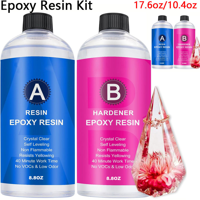 17.6oz/10.4oz Clear Epoxy Resi - Resin Art Table Top incelemesi ve fiyatı