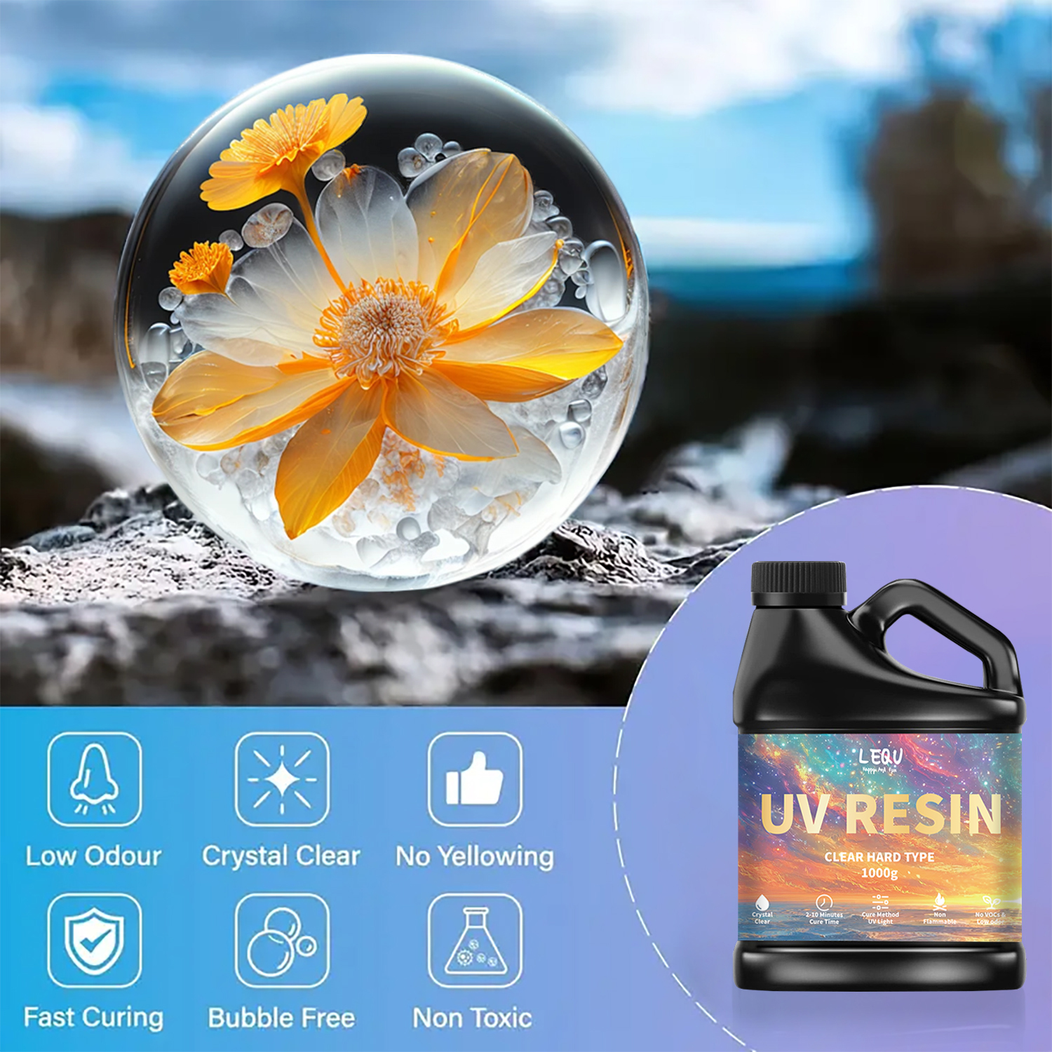 100/200/500/1000g UV Epoxy Res - Resin Art Letters incelemesi ve fiyatı