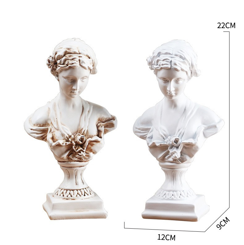 1pc Goddess Bust Statue Classi - Resin Art Table Top incelemesi ve fiyatı